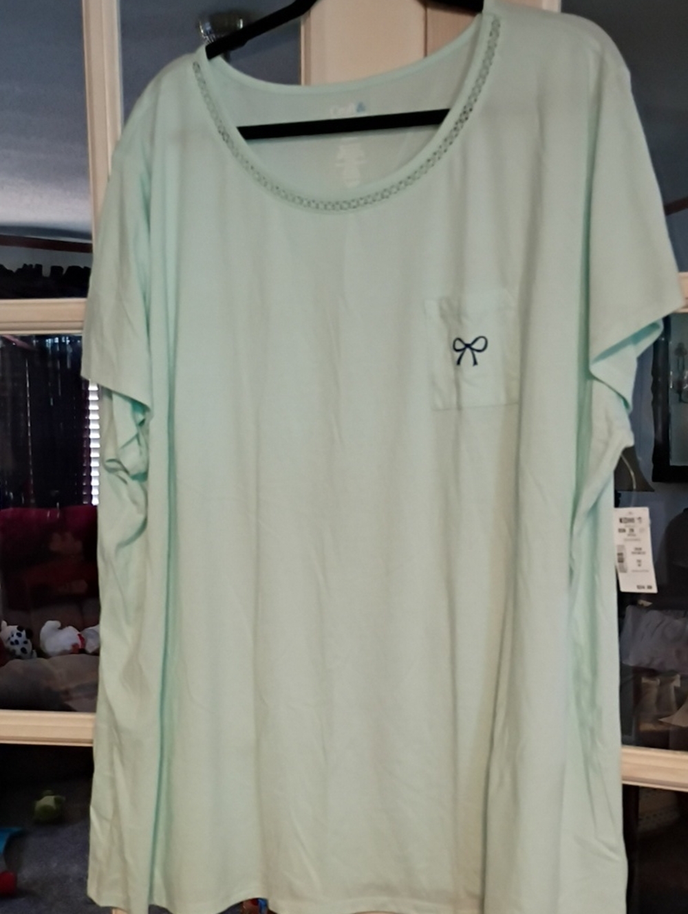 croft & barrow Mint Green Short-Sleeve Pocket Tee